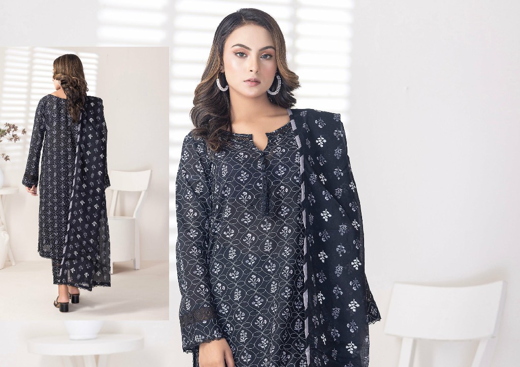 Regalia Salina Black And White Chapter 1 Pakistani Suits Collection