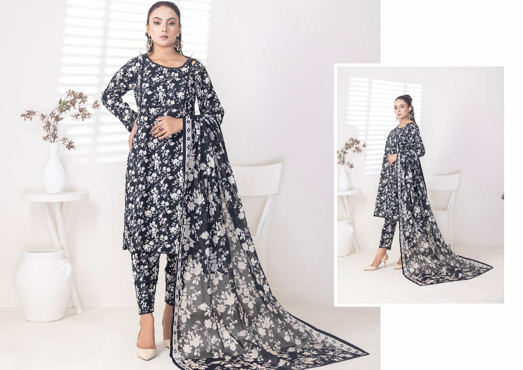 Regalia Salina Black And White Chapter 1 Pakistani Suits Collection