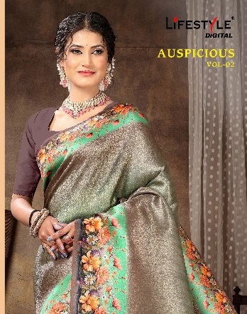 Lifestyle Auspicious Vol-2 Wholesale Ethnic Sarees