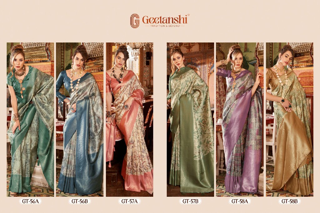 Geetanshi Sachita Vol-2 Wholesale Softy Nylon Function Wear Sarees