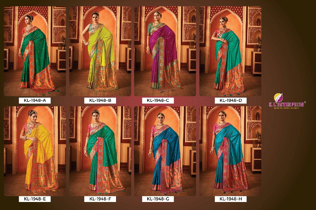 GEETANSHI KOYARI SILK 1948 COLOURS ADORABLE FANCY BANARASI SILK SIROSKI WORK SAREE