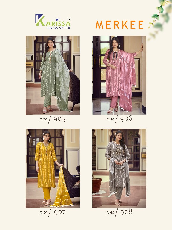 Karissa Merkee Wholesale Premium Pure VIscose Kurti With Pant And Dupatta