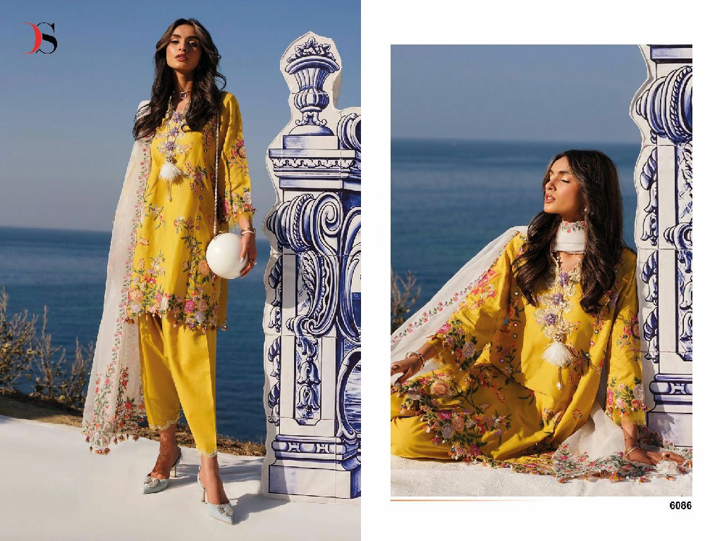 Deepsy Sana Safinaz Muzlin Embroidered 24 Wholesale Indian Pakistani Suits