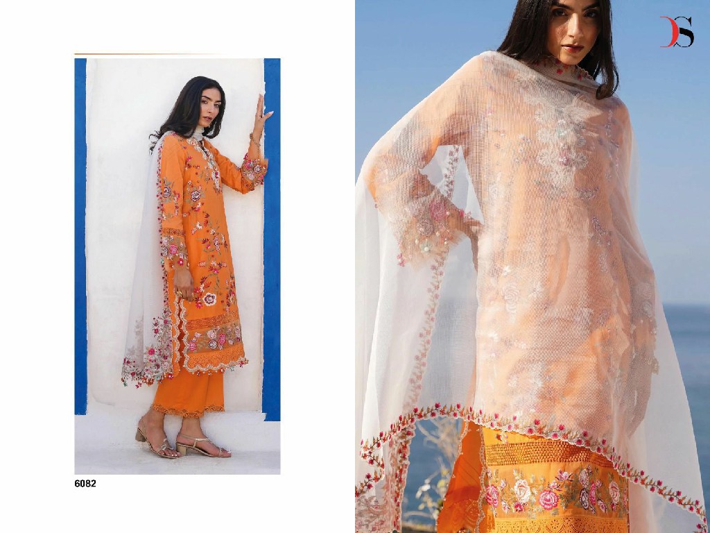 Deepsy Sana Safinaz Muzlin Embroidered 24 Wholesale Indian Pakistani Suits