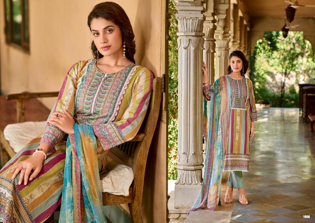 Kilory Hania Wholesale Pure Lawn Cotton With Fancy Lace Salwar Suits