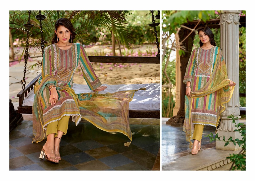 Kilory Hania Wholesale Pure Lawn Cotton With Fancy Lace Salwar Suits