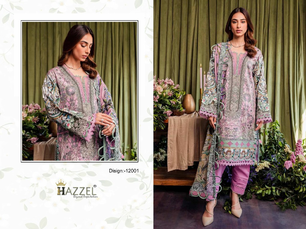 Hazzel Queens Court Vol-12 Wholesale Indian Pakistani Salwar Suits