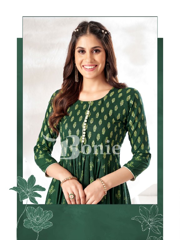 Bonie Aanchal Vol-3 Wholesale Anarkali Concept Kurtis Collection