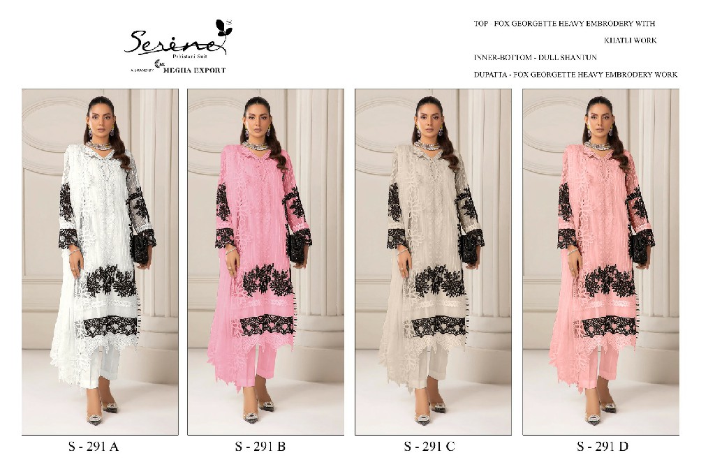 Serine S-291 Wholesale Indian Pakistani Salwar Suits
