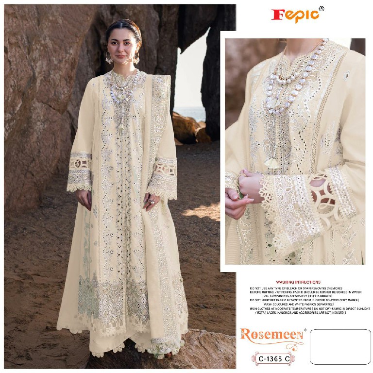 Fepic Rosemeen C-1365 Wholesale Indian Pakistani Salwar Suits