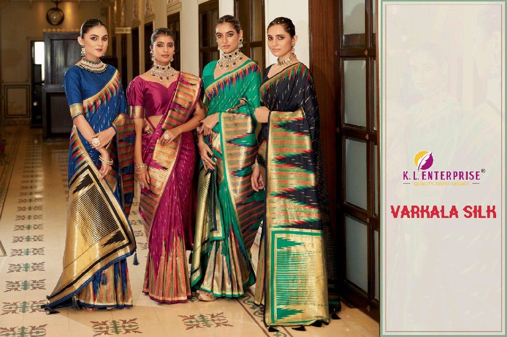K L Enterprise Varkala Silk Wholesale Silk Fabric Ethnic Sarees