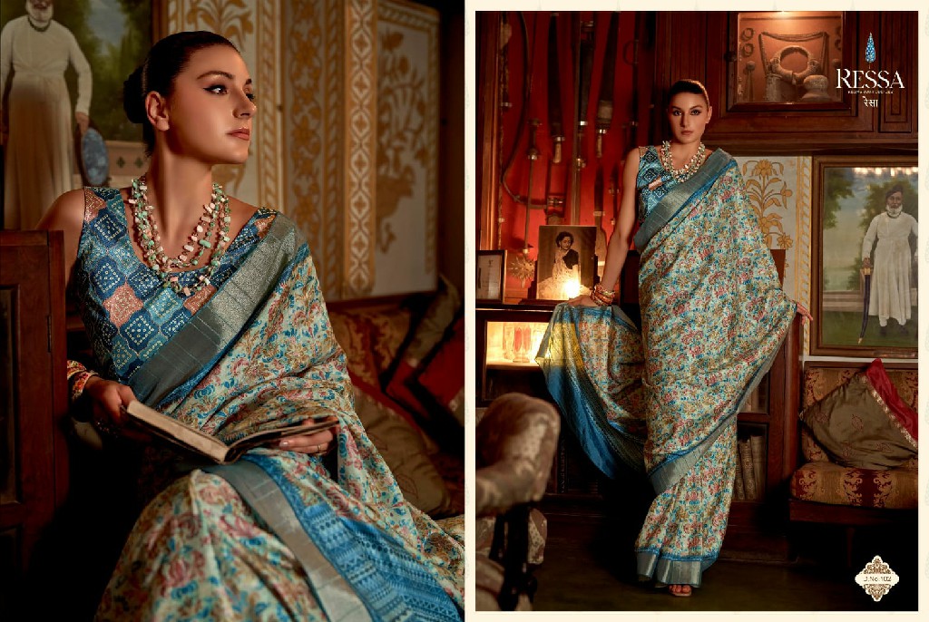 Ressa Rangressa Vol-1 Wholesale Kotha Jari Designer Indian Sarees