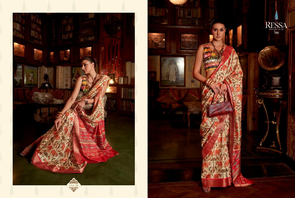 Ressa Rangressa Vol-1 Wholesale Kotha Jari Designer Indian Sarees