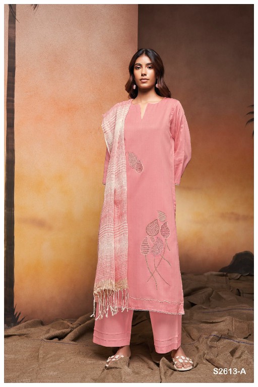 Ganga Kahlani S2613 Wholesale Premium Cotton With Embroidery Salwar Suits