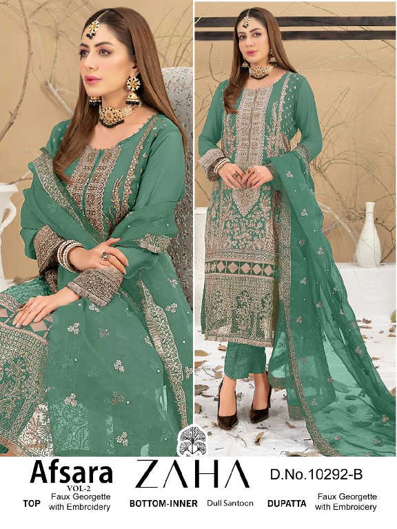 Zaha Afsara Vol-2 Wholesale Indian Pakistani Salwar Suits