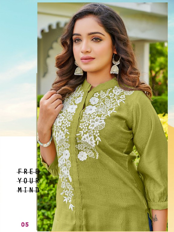 Aanchi Shagun Wholesale Fancy Embroidery Work Short Tops