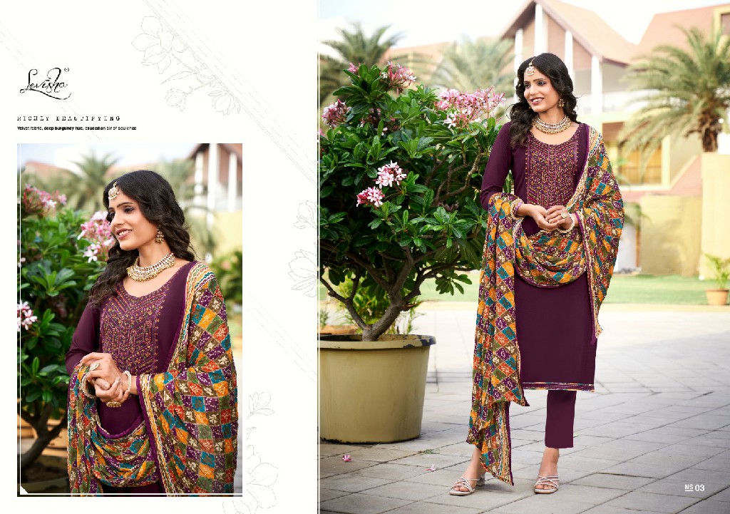 NIVISHA VOL 9 BY LEVISHA FANCY RAYON SWAROVSKI WORK SIMPLE PAKISTANI SALWAR SUIT