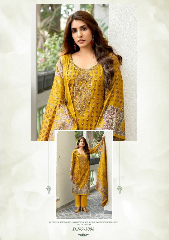 Yashika Nayra A Wholesale Neck Embroidery Work Dress Material