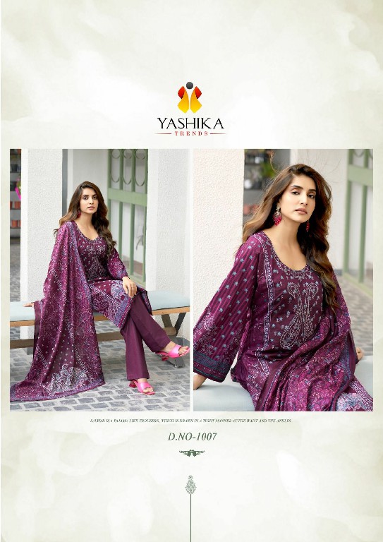 Yashika Nayra A Wholesale Neck Embroidery Work Dress Material