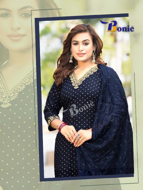 Bonie Kashvi Wholesale 3 Piece Kurti With Pant And Dupatta