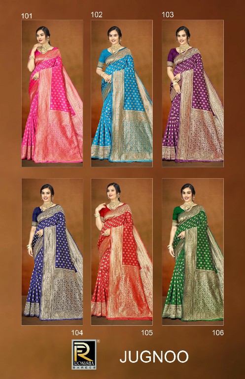 Ronisha Jugnoo Wholesale Banarasi Silk Ethnic Sarees