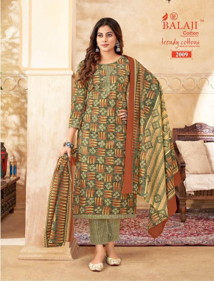 Balaji Trendy Cotton Vol-2 Wholesale Cotton Printed Dress Material