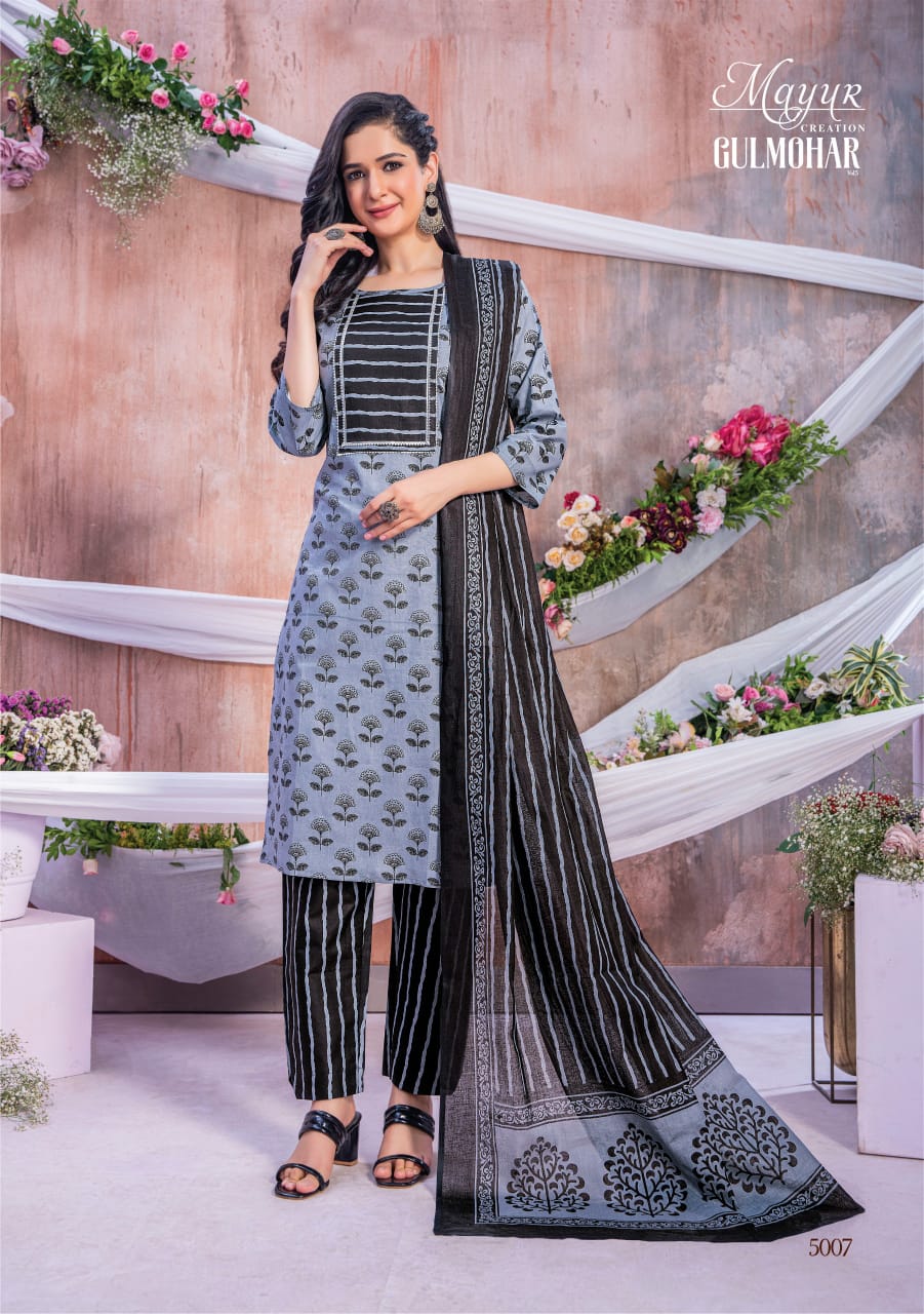 Mayur Gulmohar Vol-5 Wholesale Cotton Readymade Salwar Suits