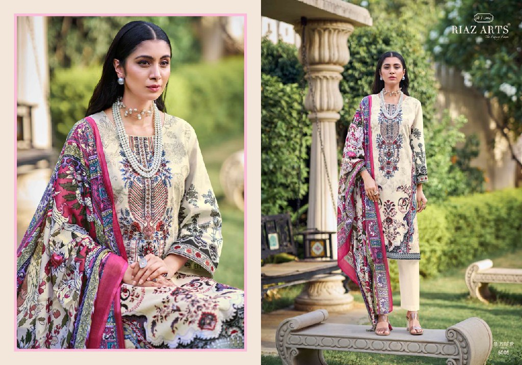 RIAZ ARTS PRESENTS MUSAFIR VOL 6 LAWN PAKISTANI EMBROIDERY NECK DAILY WEAR SALWAR SUIT