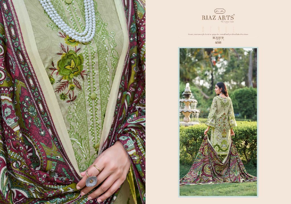 RIAZ ARTS PRESENTS MUSAFIR VOL 6 LAWN PAKISTANI EMBROIDERY NECK DAILY WEAR SALWAR SUIT