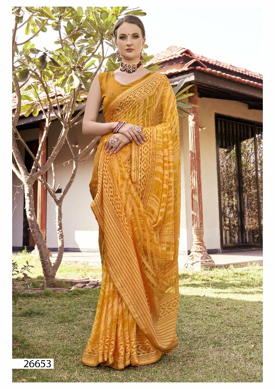 Vallabhi Pravya Wholesale Brasso Print Ethnic Indian Sarees