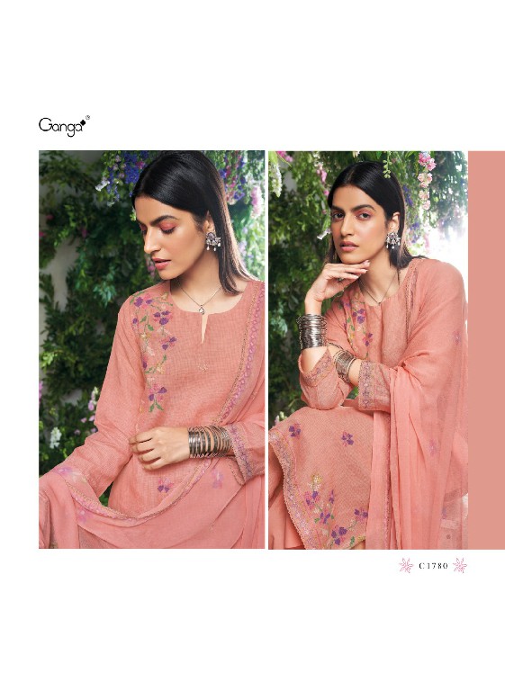Ganga Shelah Wholesale Premium Pure Linen Solid Color Ethnic Salwar Suits