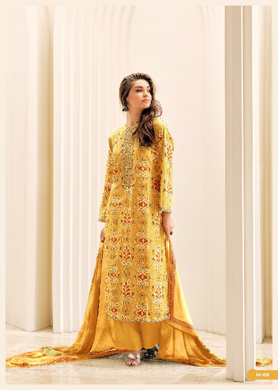 Varsha Ikat Wholesale Muslin With Embroidery Salwar Suits