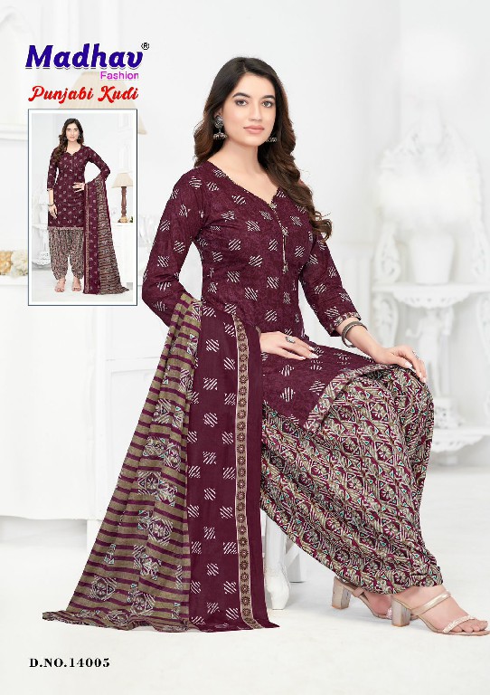 Madhav Punjabi Kudi Vol-14 Wholesale Pure Cotton Dress Material