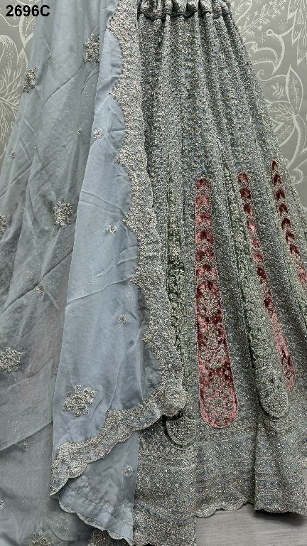 Anjani Art 2696 Wholesale Georgette Fabric Designer Lehengas Choli