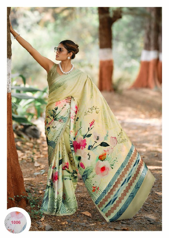 KASHVI CREATION DIVYANI VOL 3 SATIN PRINT FESTIVE SAREE WHOLESALER