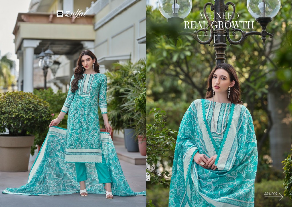 ZULFAT DESIGNER FARHANA VOL 7 COTTON EXCLUSIVE DESIGN PAKISTANI SALWAR SUIT