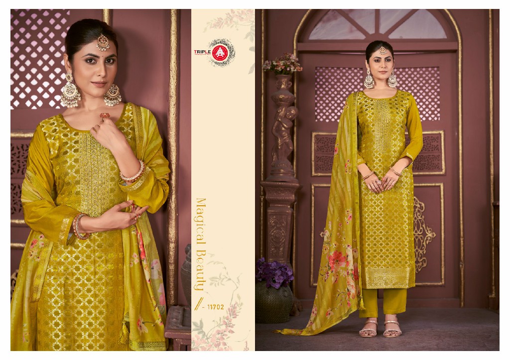 Triple AAA Kaaveri Wholesale Pure Muslin With Diamond Work Dress Material