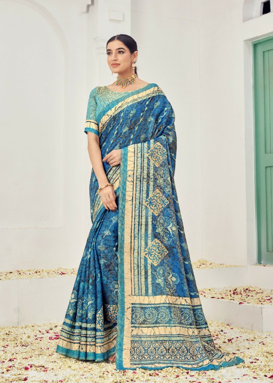 Jivora Samui Signature Natural Silk Function Wear Indian Sarees