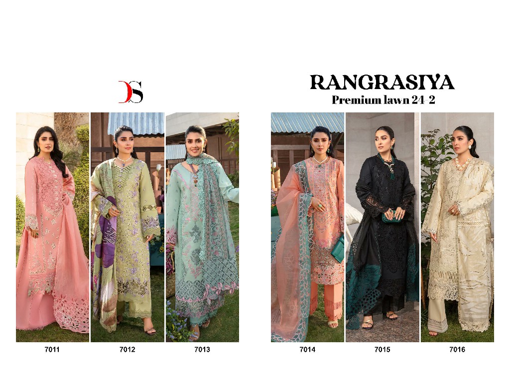 Deepsy Rangrasiya Premium Lawn-24 Vol-2 Wholesale Indian Pakistani Suits