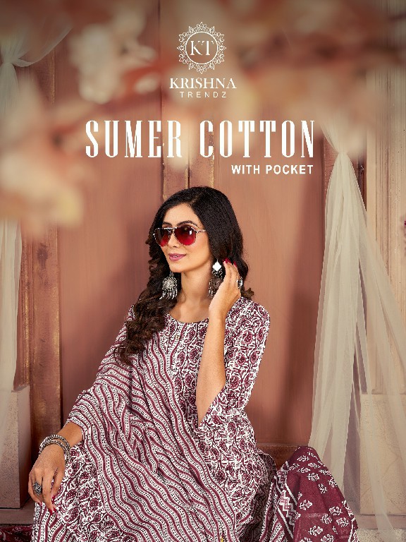 Krishna Trendz Sumer Cotton Vol-1 Wholesale Readymade 3 Piece Salwar Suits