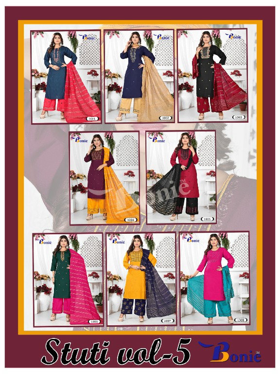 STUTI VOL 5 BONIE SEQUENCE WORK SALWAR KAMEEZ READYMADE COLLECTION