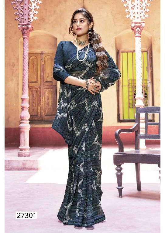 PRINCEP BY VALLABHI PRINTS BEAUTIFUL LOOK GEORGETTE SAREE FESTIVE COLLECTION