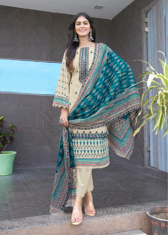 MAJESTY BIN SAEED VOL 6 INDIAN PAKISTANI LAWN COTTON FANCY SALWAR KAMEEZ