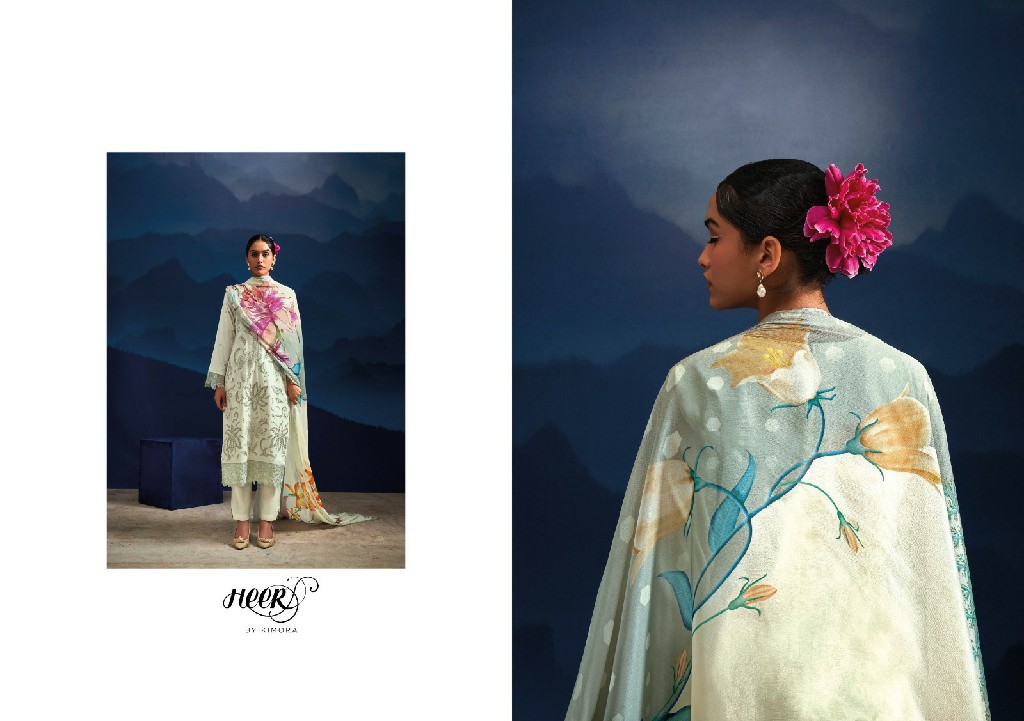 Kimora Heer Vaadi Vol-178 Wholesale Pure Cotton Satin With Embroidery Salwar Suits