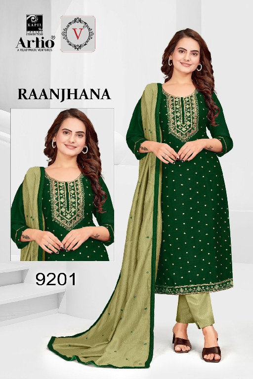 Artio Raanjhana Wholesale Readymade 3 Piece Salwar Suits Combo