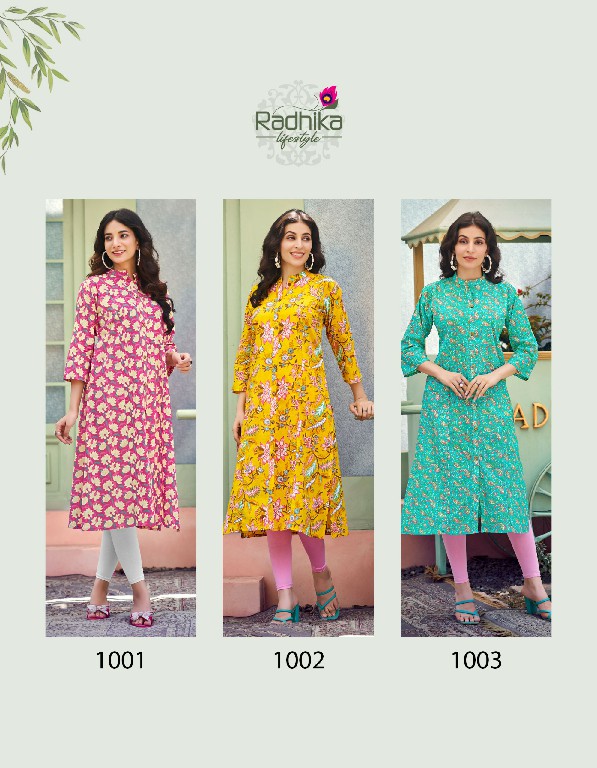 Radhika Dairy Milk Vol-1 Wholesale Pure Heavy Cotton Long Kurtis