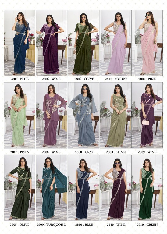 Jivora Minutes Wholesale Ready To Wear Designer Ethnic Sarees