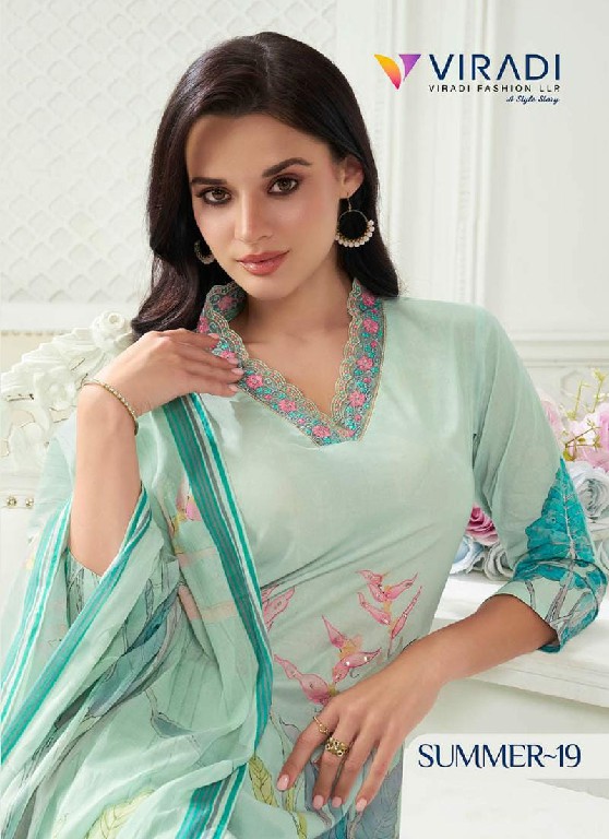 Viradi Summer-19 Wholesale Pure Cotton Readymade Salwar Suits