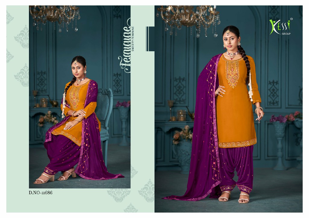 Kessi Patiala House Vol-99 Wholesale Patiyala Dress Material