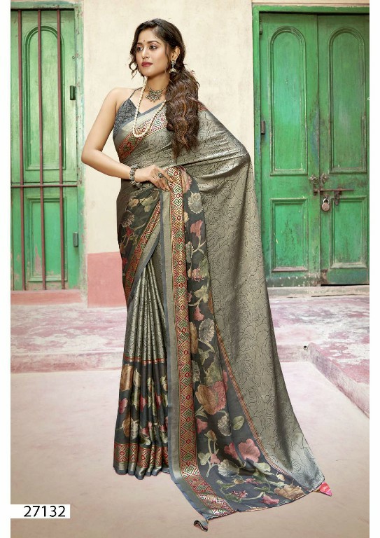 SIVANANDA BY VALLABHI PRINTS 27131-27136 SERIES STYLISH BRASSO SAREE SUPPLIER